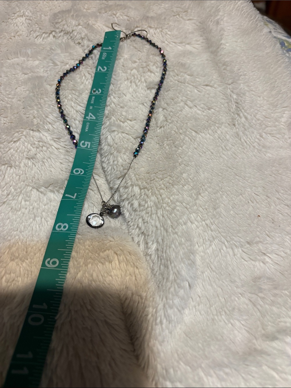 Multicolor Beaded Pendant Necklace - Women’s Jewelry